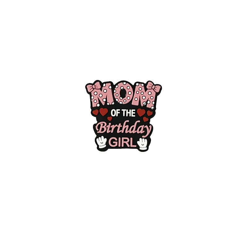 Wholesale 10pcs/pack Mother' s Day Epoxy Letter MOM Focus Beads DIY Beading